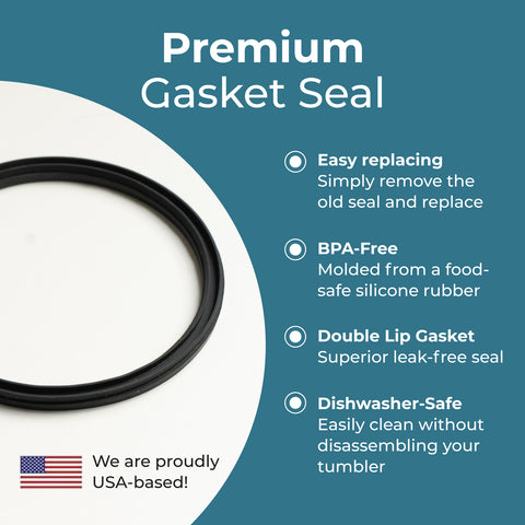 20oz Tumbler Lid Replacement Seal/Gasket for Yeti and other brands [Pack of 4] - 20oz Tumbler Lid Replacement Seal/Gasket for Yeti and other brands [Pack of 4]