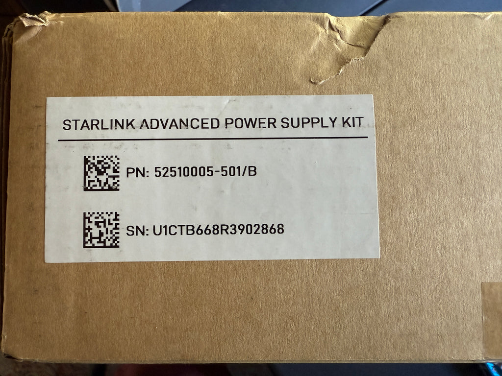Fuente de alimentación avanzada Starlink para antena de alto rendimiento de 3.ª generación