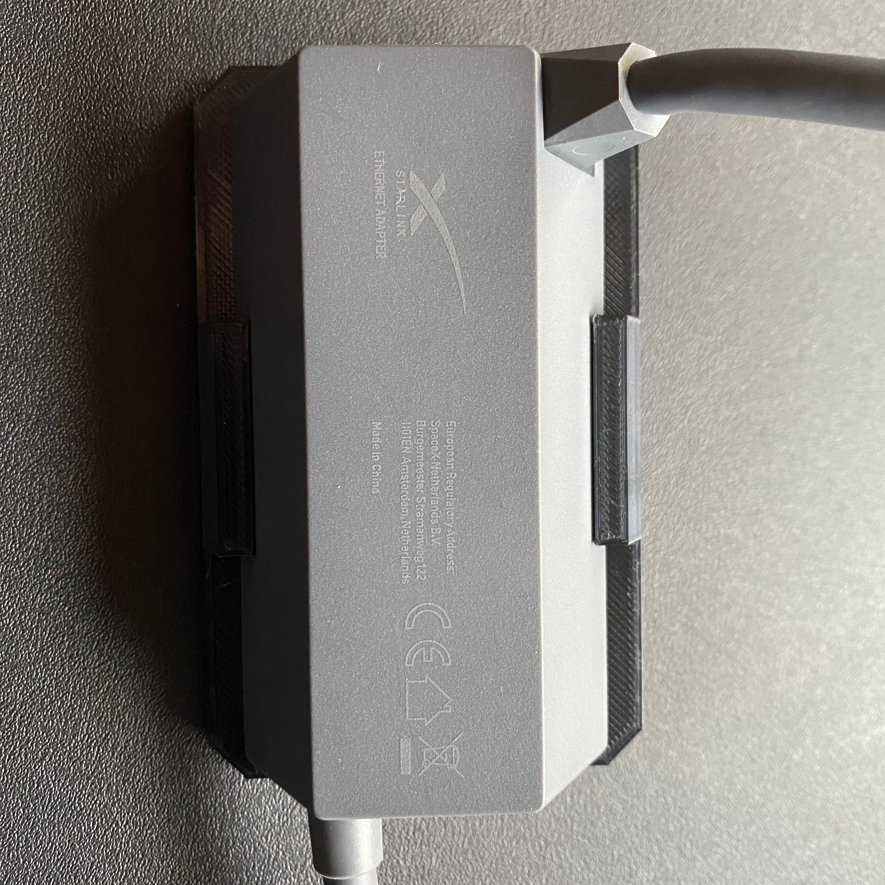 Soporte adaptador Ethernet Starlink con liberación rápida: ¡se envía el mismo día! Disponible en negro o blanco
